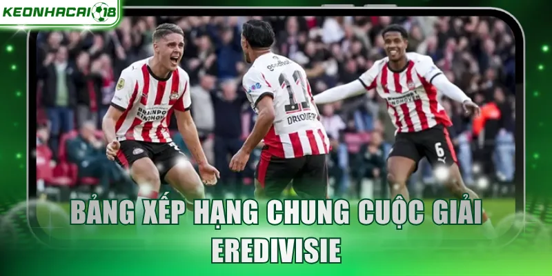 Bảng xếp hạng chung cuộc giải Eredivisie